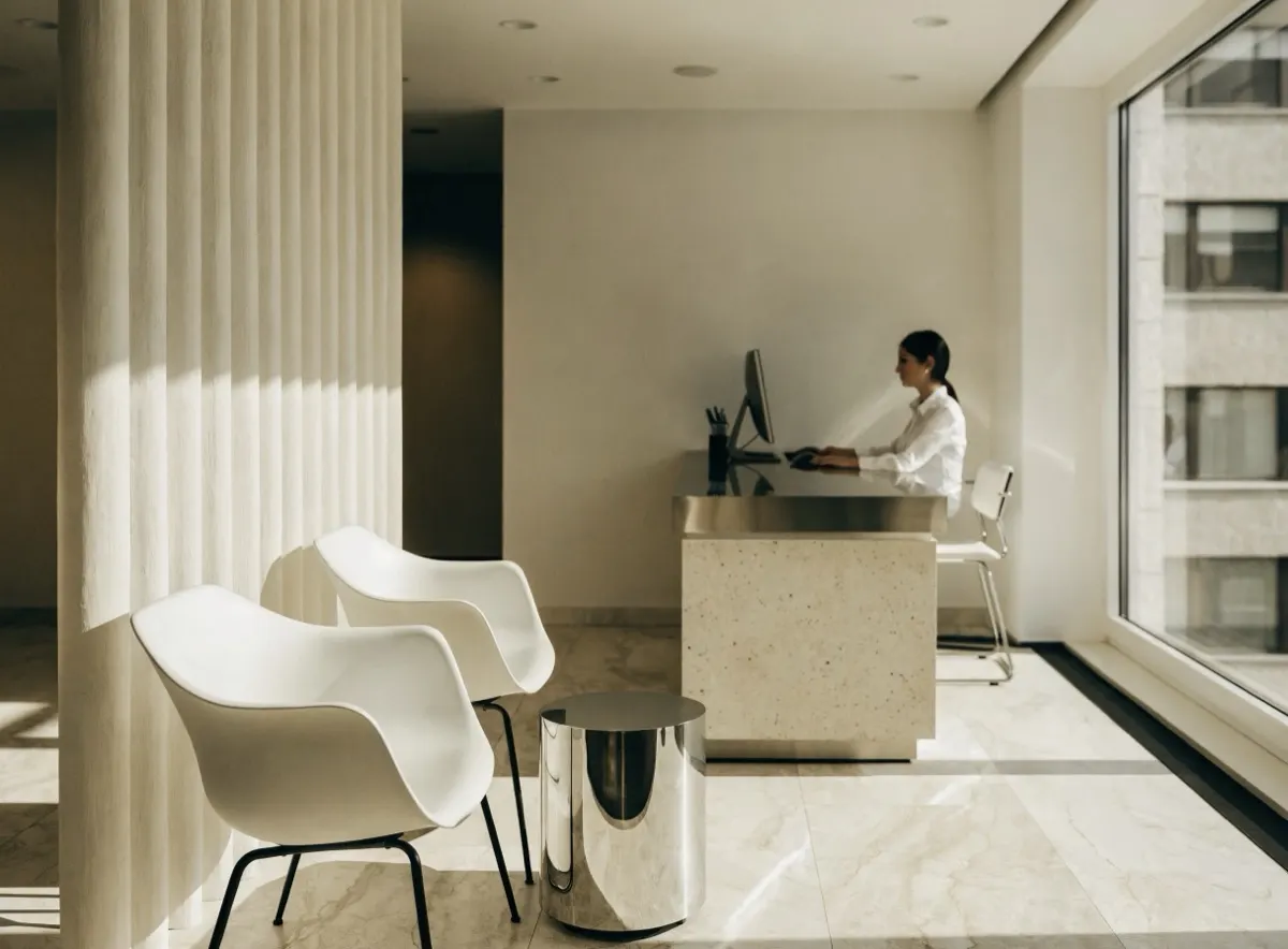 Healthcare clinic interior