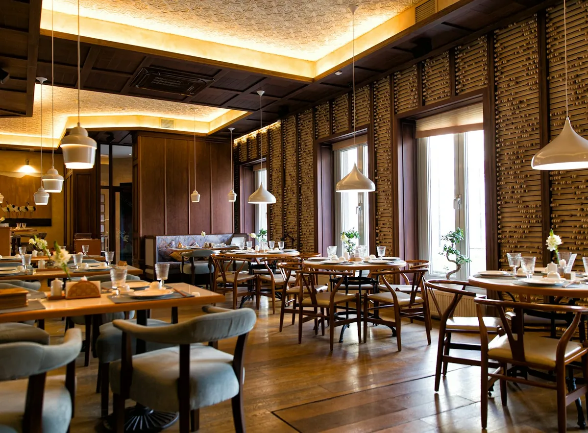 Restaurant dining room interior